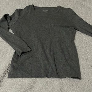 Grey long sleeve shirt